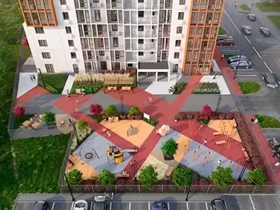 Вид сверху