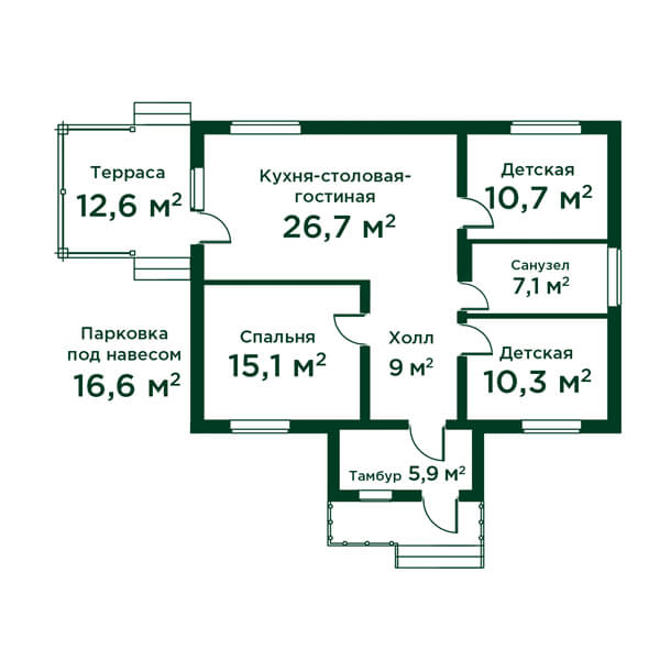 Коттедж Юрген-плюс